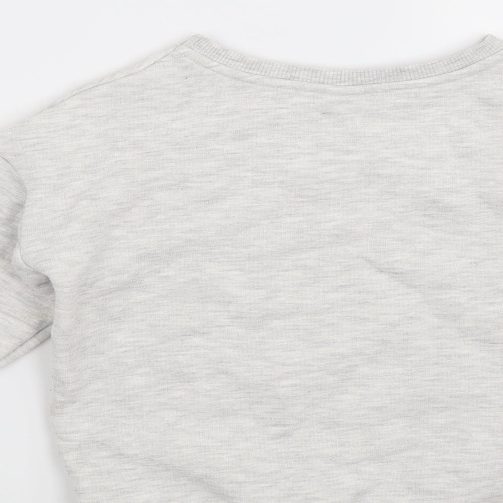 TU Girls Grey Pullover Sweatshirt Size 7 Years - La Vie Est Belle