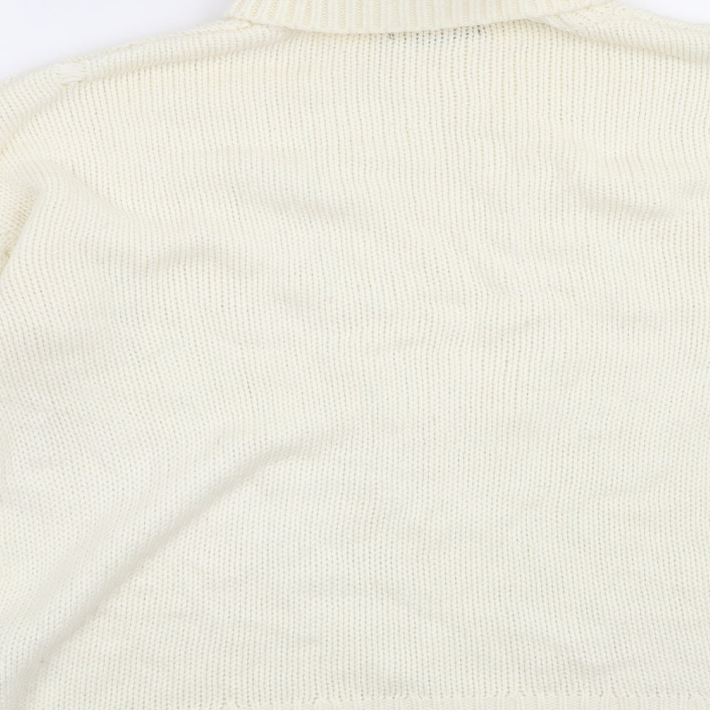 F&F Womens Beige Pullover Jumper Size 12