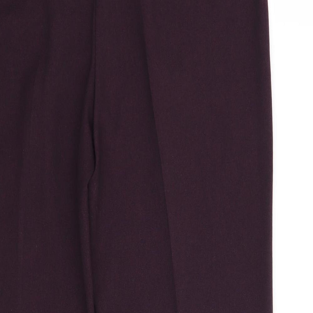 Isle Womens Purple Trousers Size 14 L26 in