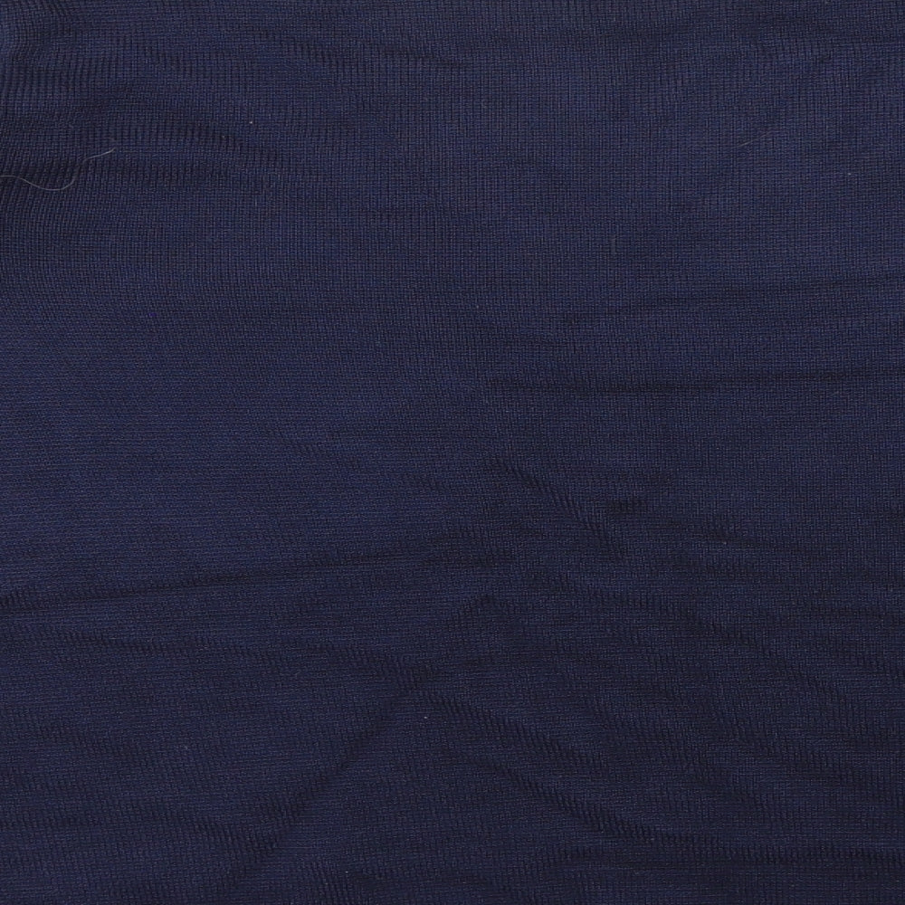 Per Una Womens Blue Knit Pullover Jumper Size 16
