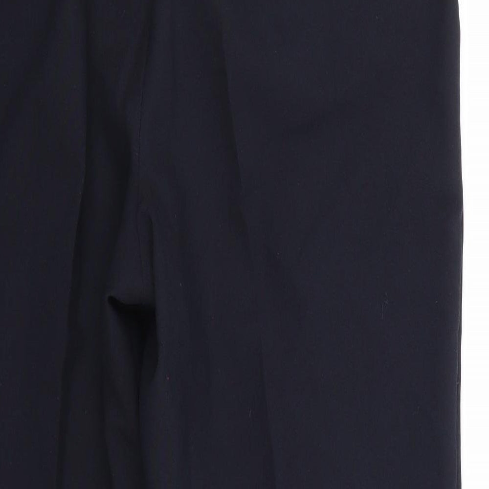 Isle Womens Black Trousers Size 12 L25 in