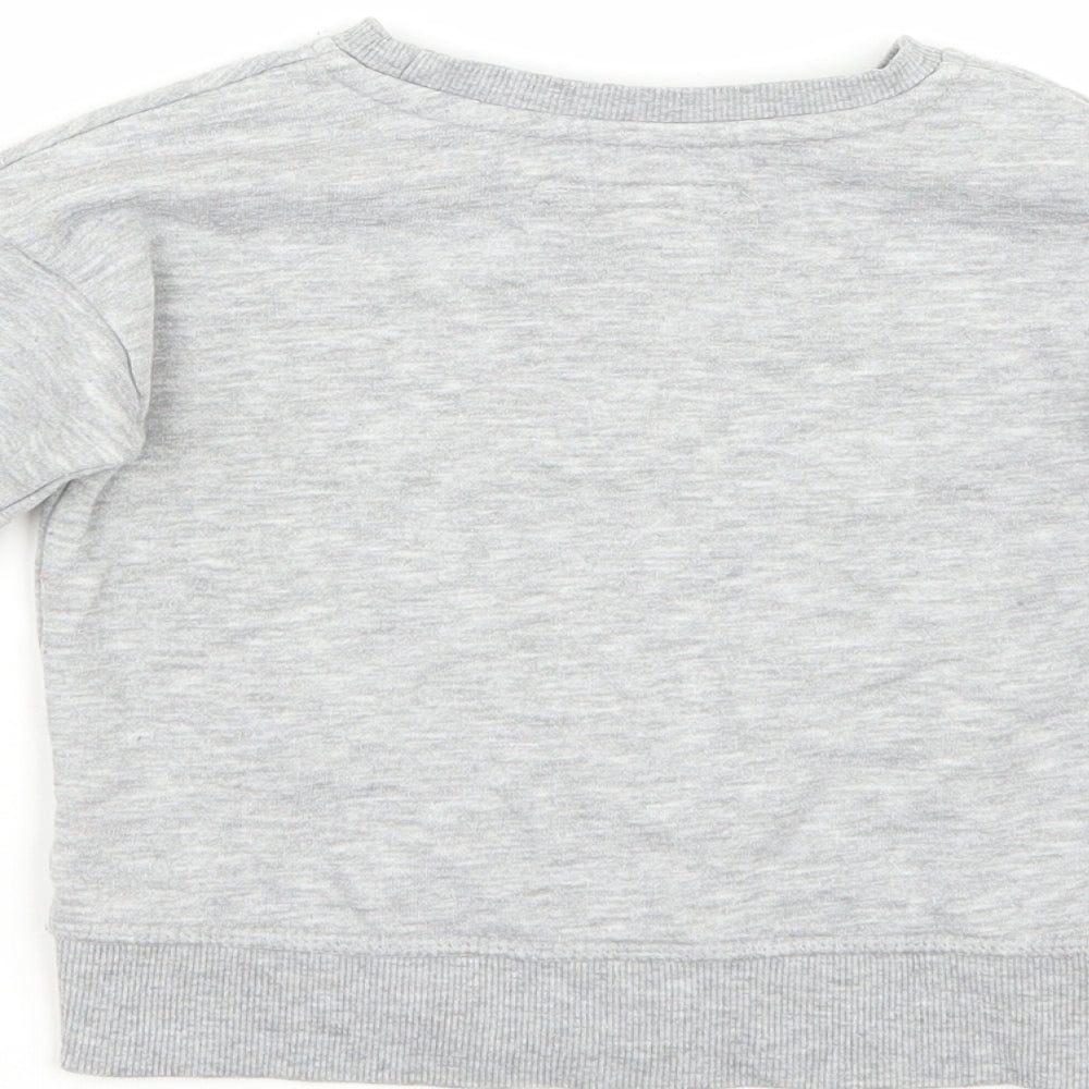 Primark Girls Grey Pullover Jumper Size 2 Years