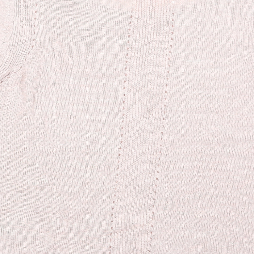 Marks & Spencer Womens Pink Pullover Jumper Size 16