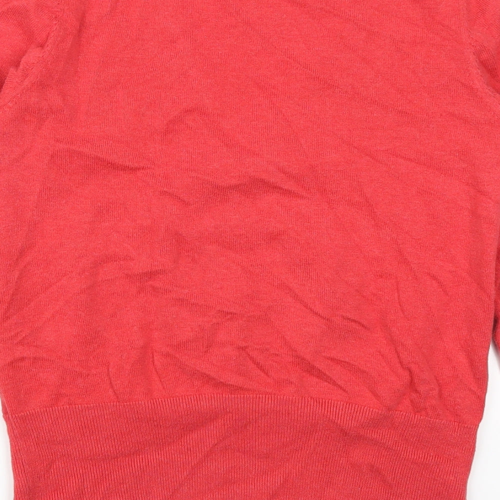 TB Basics Womens Red Pullover Jumper Size L