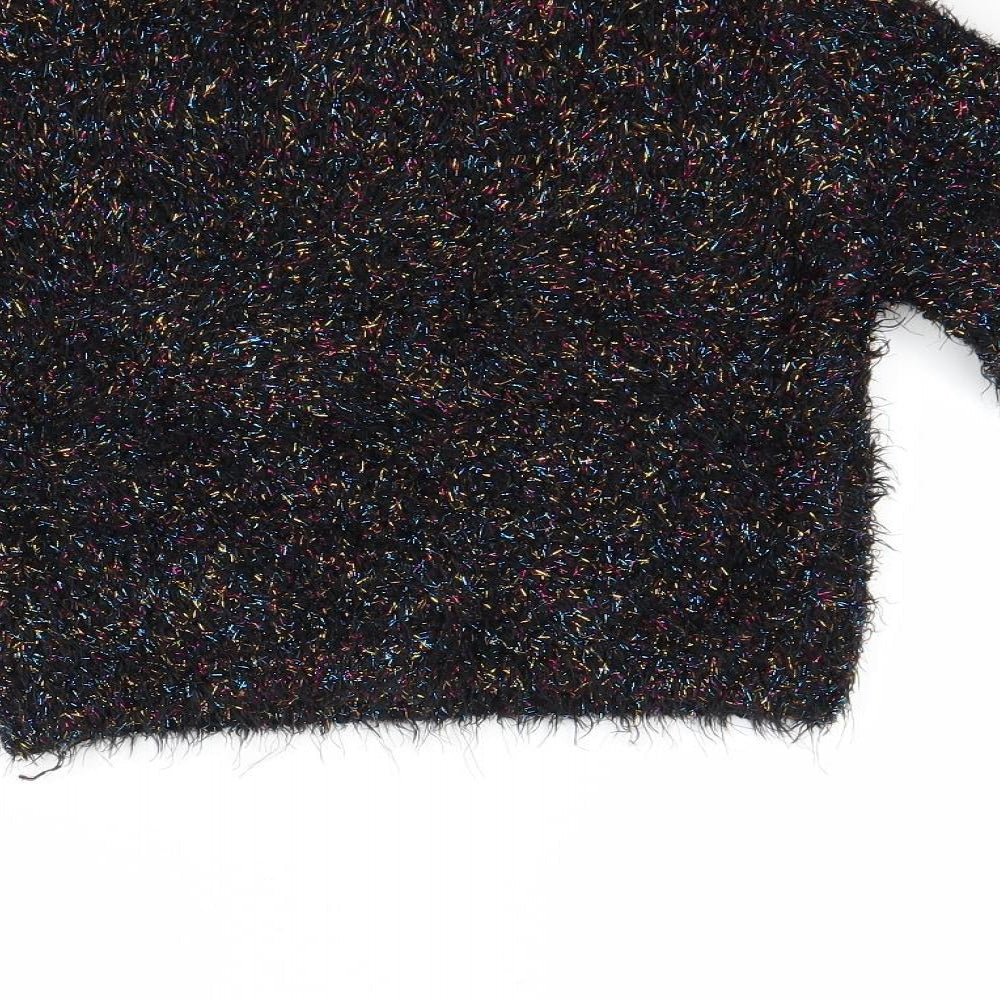Preworn Girls Multicoloured Pullover Jumper Size 9-10 Years