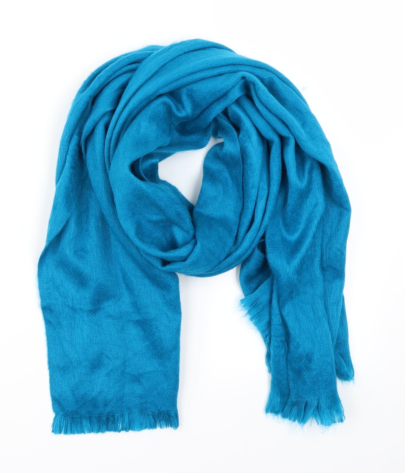 Preworn Womens Blue Scarf