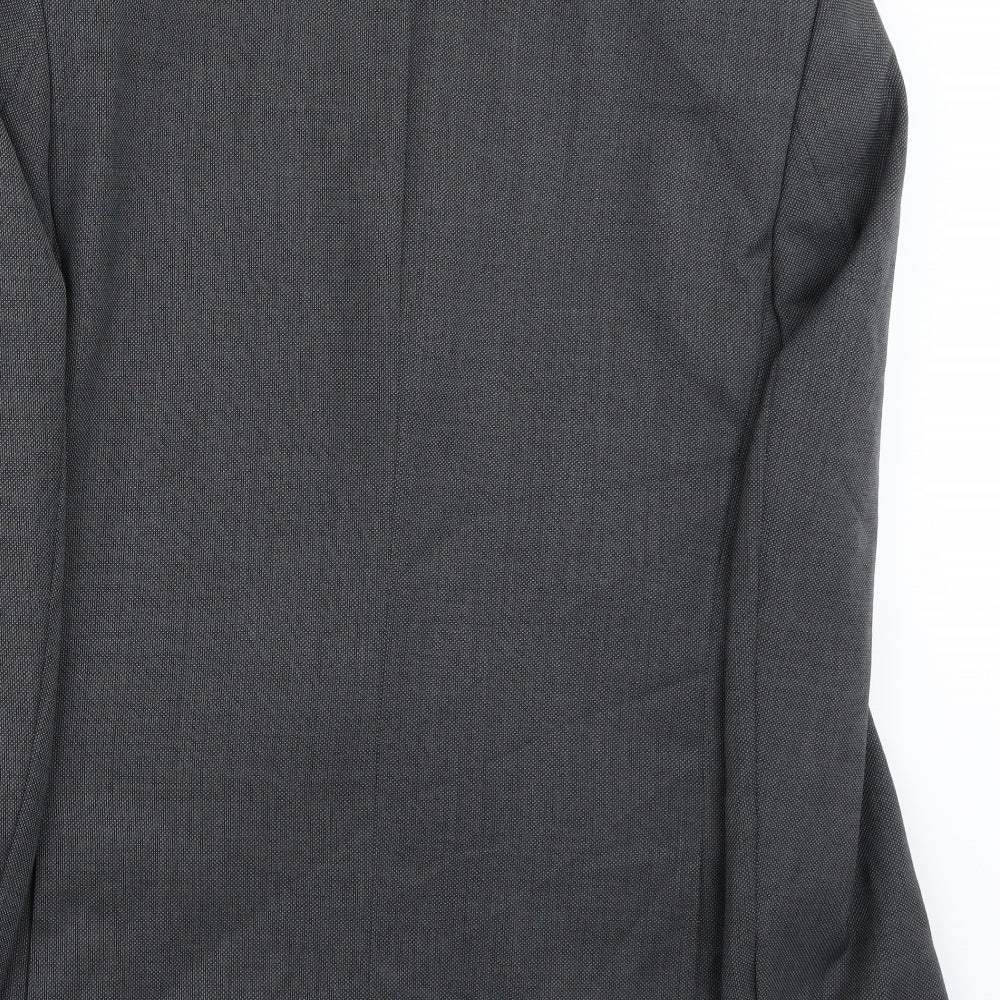 Preworn Mens Grey Jacket Suit Jacket Size 40
