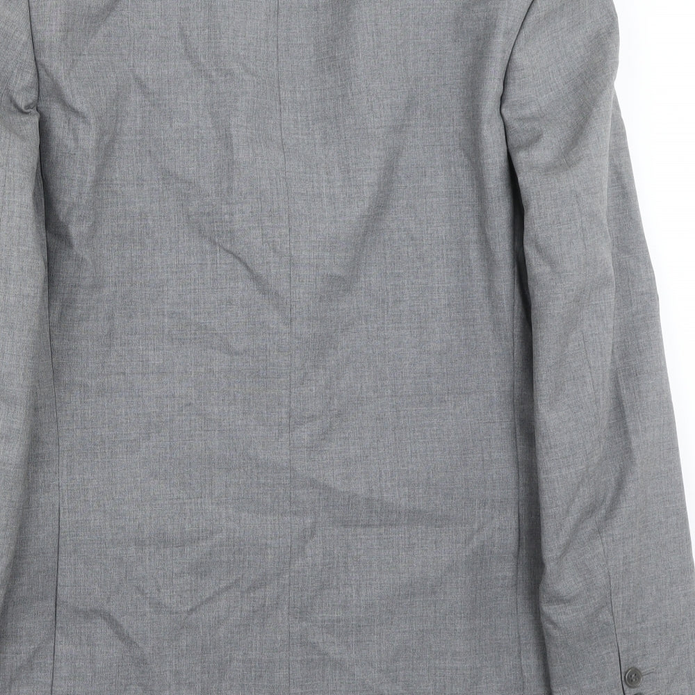 Dunn & Co Mens Grey Jacket Suit Jacket Size 40