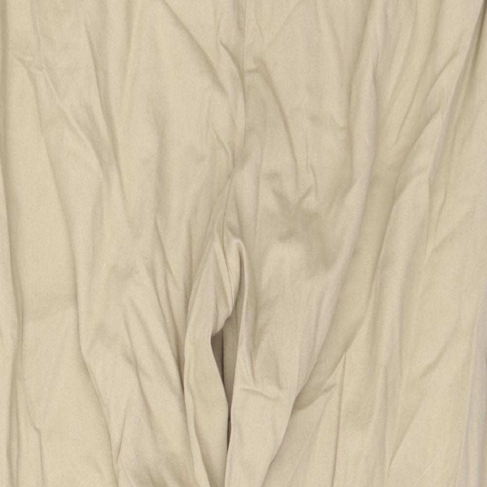 Amber Womens Beige Trousers Size 22 L25 in