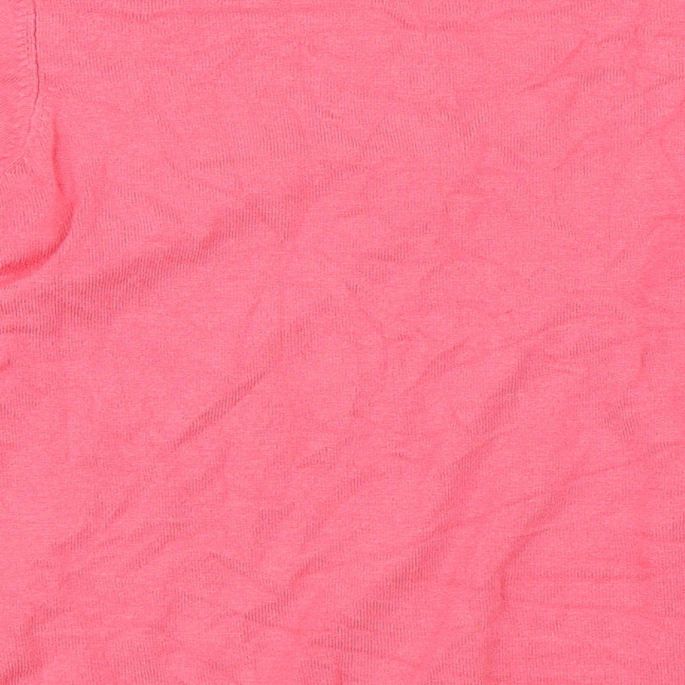 Marks & Spencer Womens Pink Pullover Jumper Size 12 - Extra Stretch