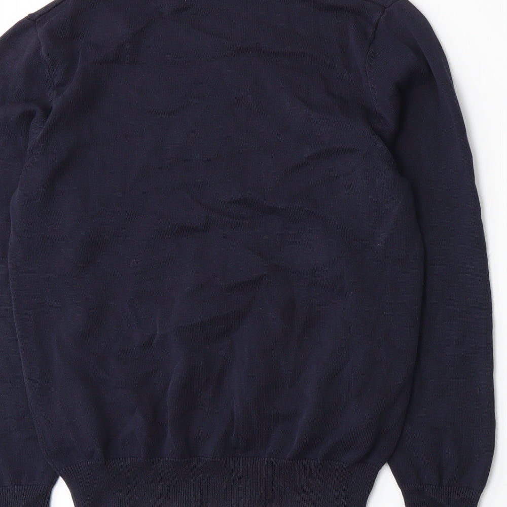 George Girls Blue Knit Pullover Jumper Size 9-10 Years
