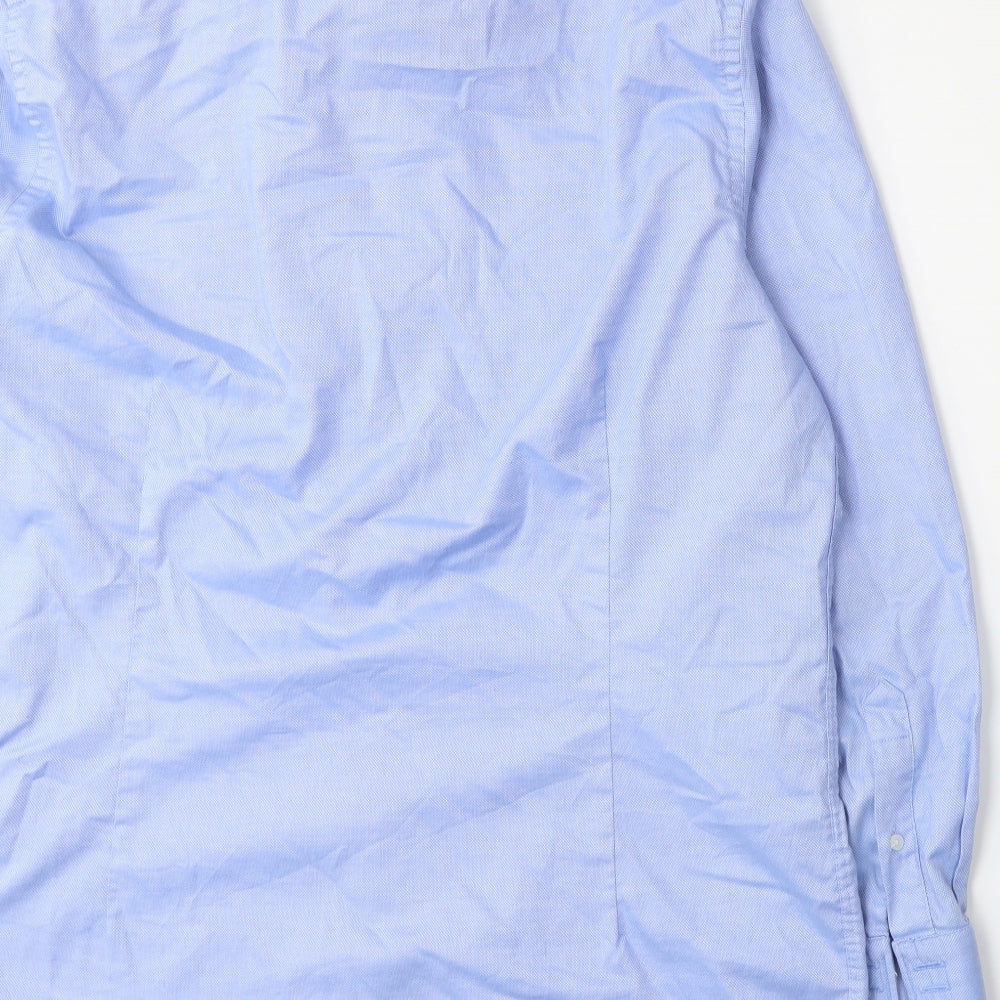Osborne Mens Blue Dress Shirt Size 16.5