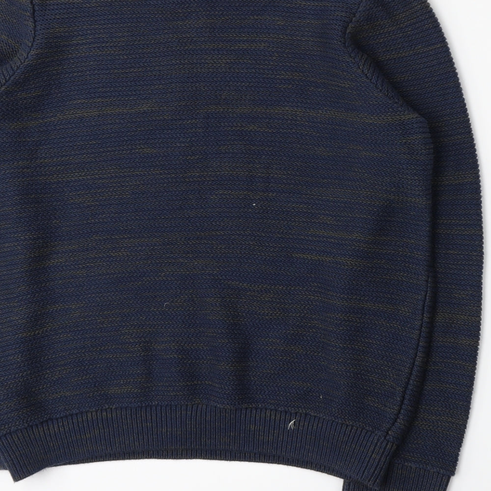 Topman Mens Black Knit Pullover Jumper Size S