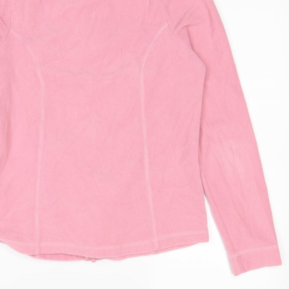 Sainsburys Womens Pink Henley Jumper Size 10