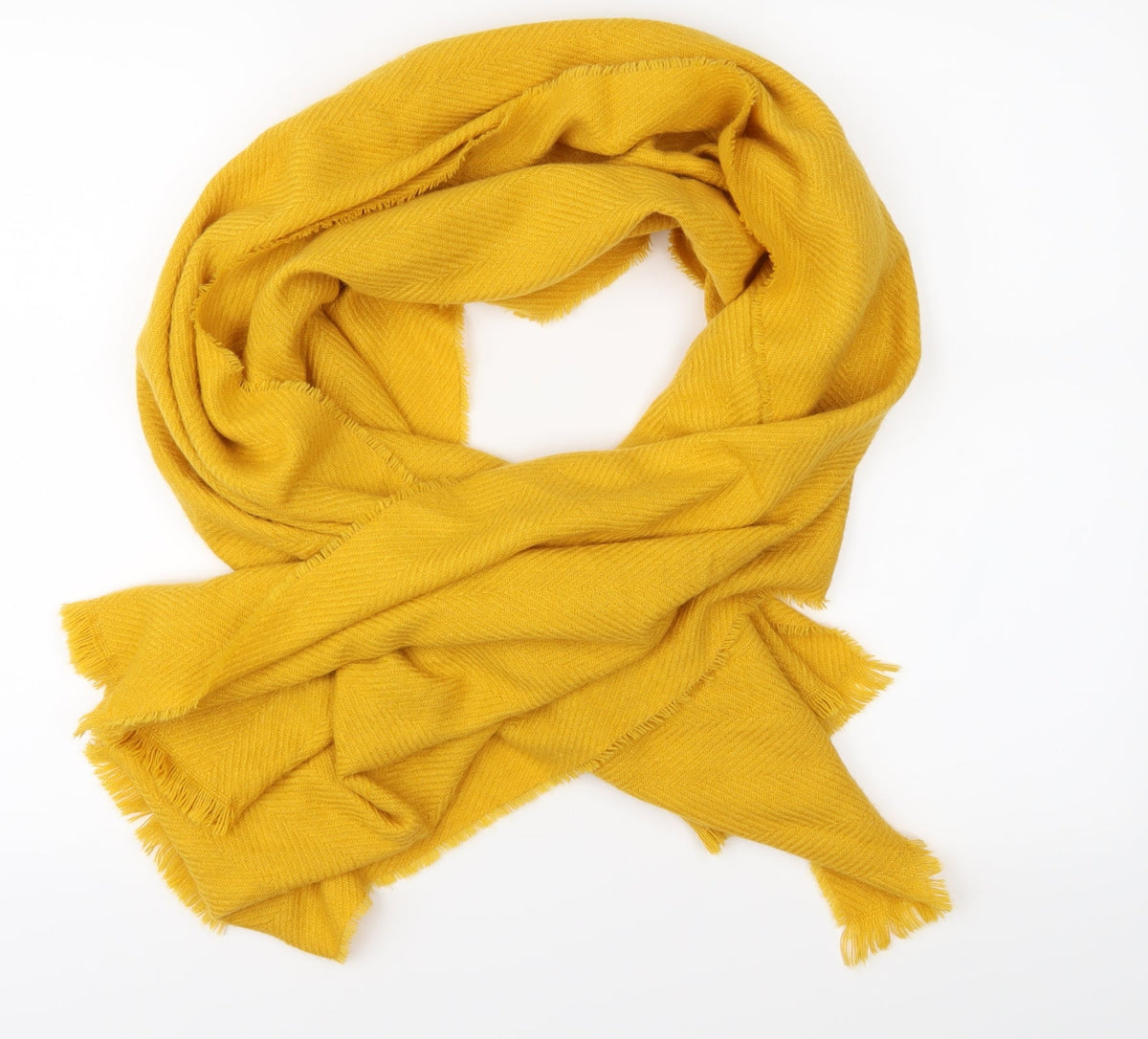 Preworn Womens Yellow Shawl/Wrap