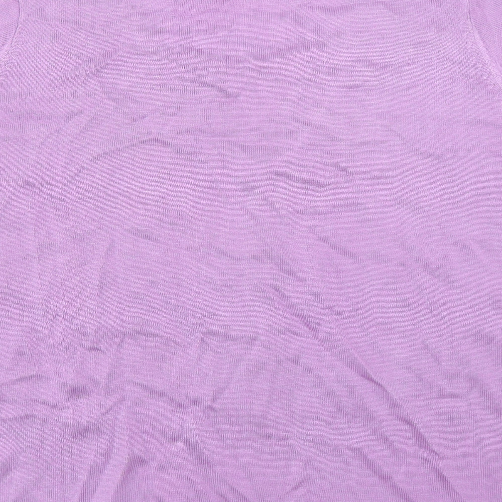 Bonmarché Womens Purple Pullover Jumper Size L