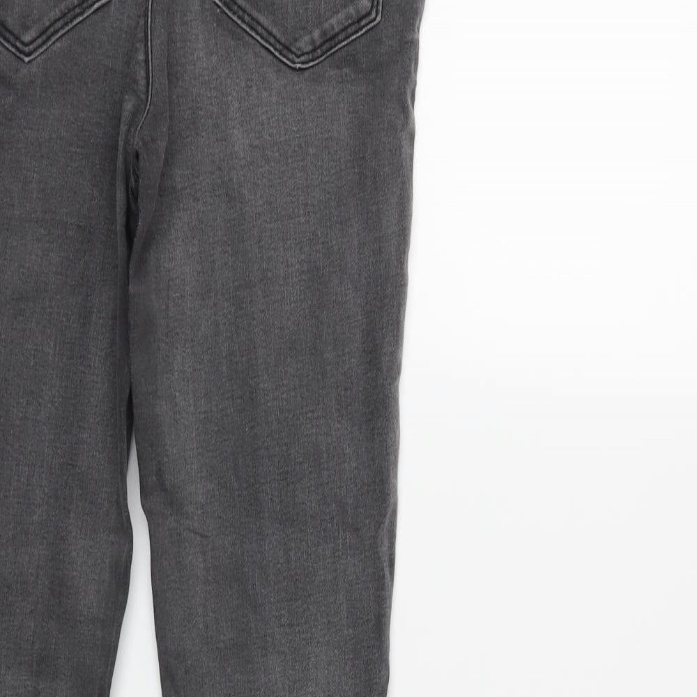 New Look Womens Grey Denim Skinny Jeans Size 8 L27 in