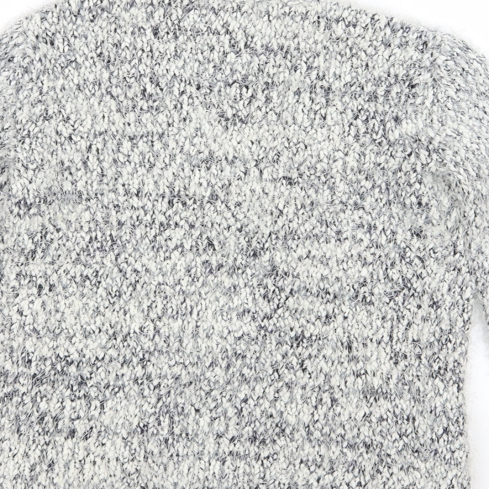 Atmosphere Womens White Knit Cardigan Jumper Size 8