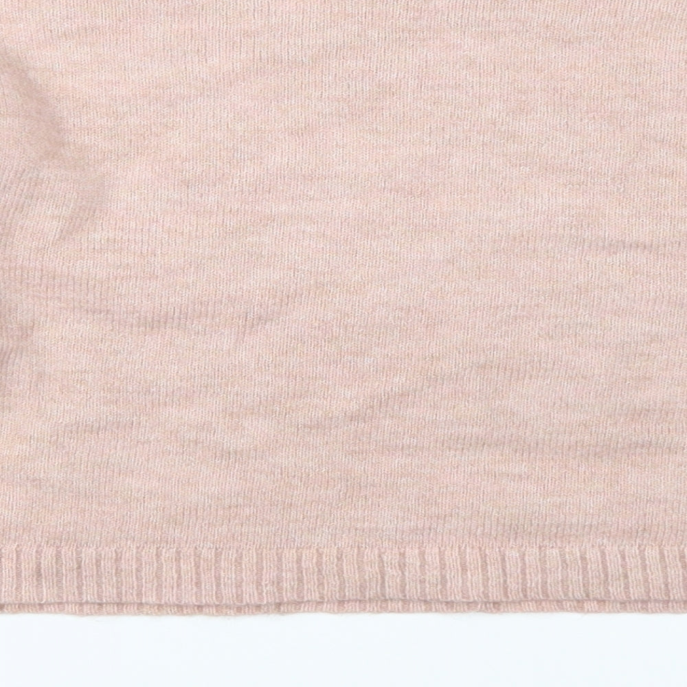 Topshop Womens Pink Pullover Jumper Size 4