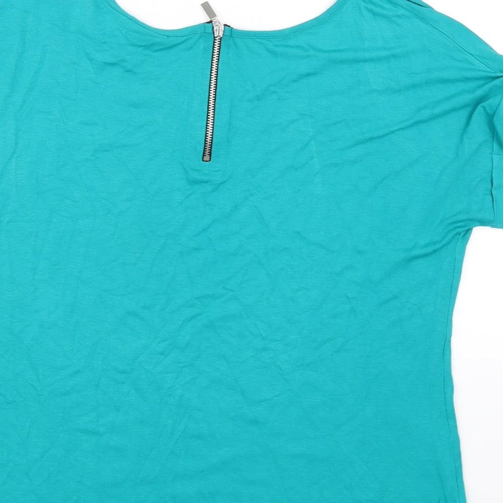 Selected Womens Green Basic Blouse Size 12