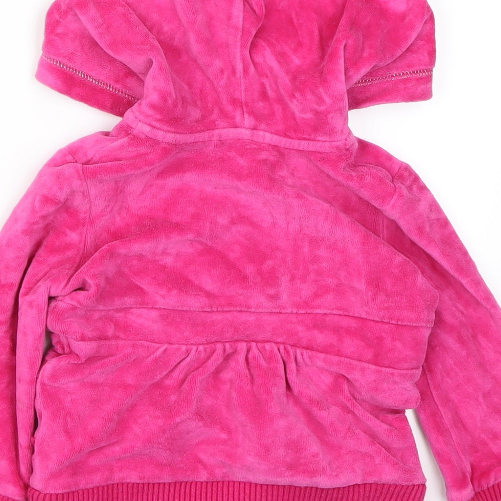 George Girls Pink Basic Jacket Jacket Size 9-12 Months