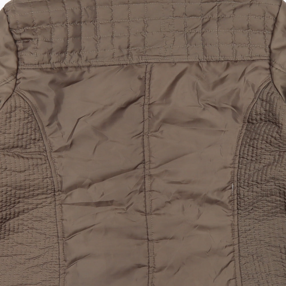 Marisota Womens Green Bomber Jacket Coat Size 12