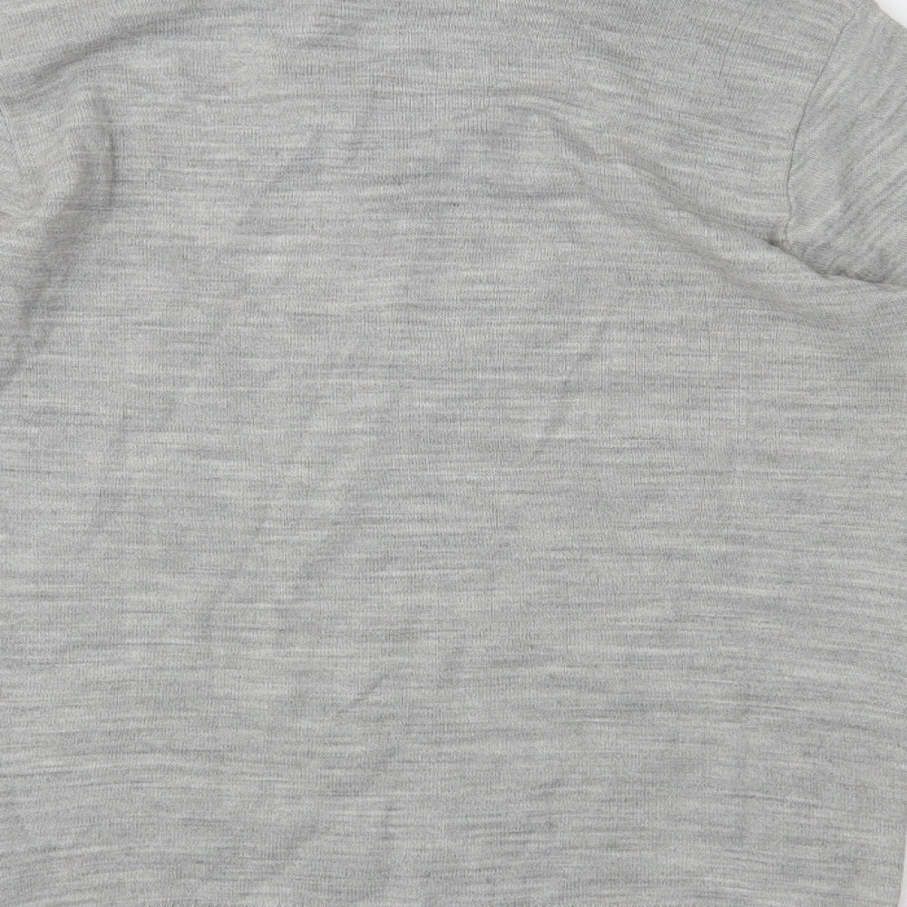 Boohoo Mens Grey Pullover Jumper Size S