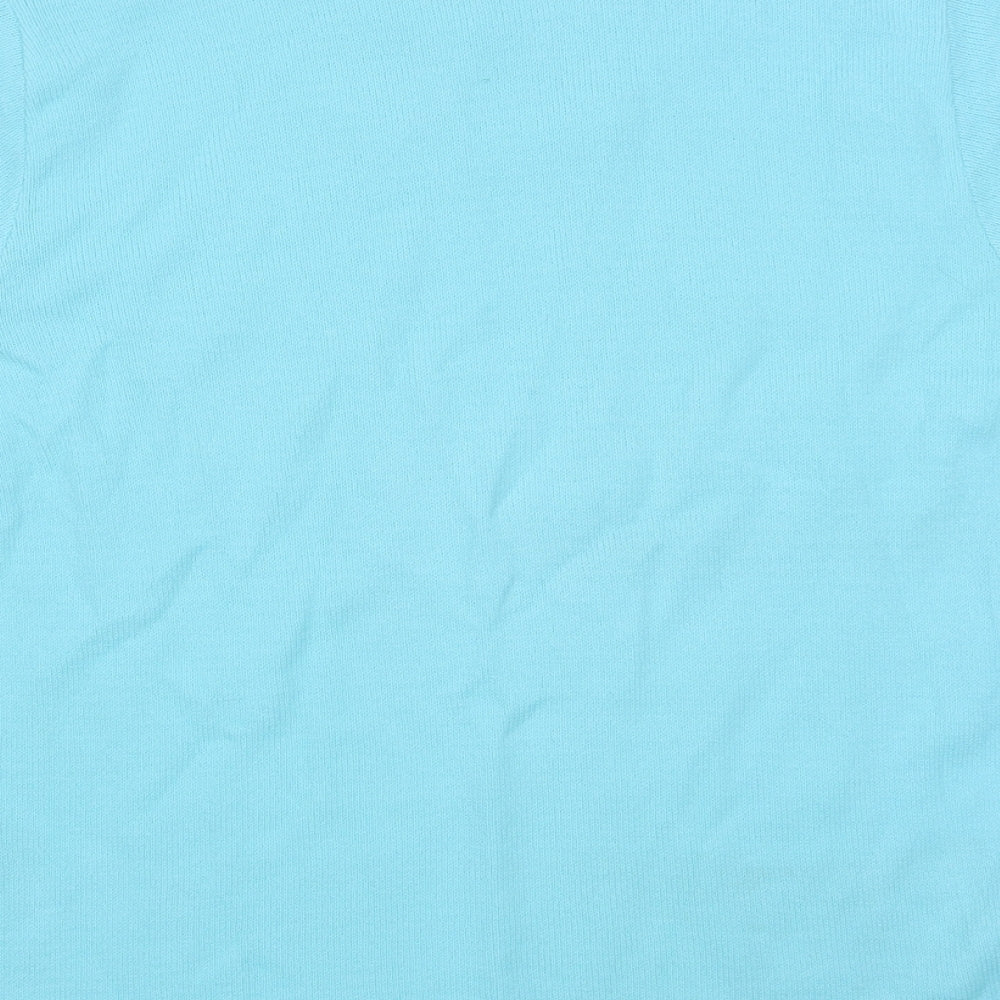 Pure & Natural Womens Blue Basic T-Shirt Size M
