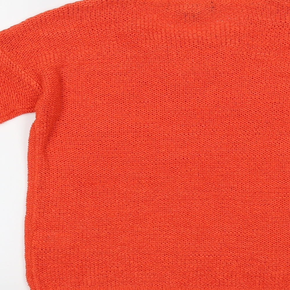 Atmosphere Womens Orange Pullover Jumper Size 6