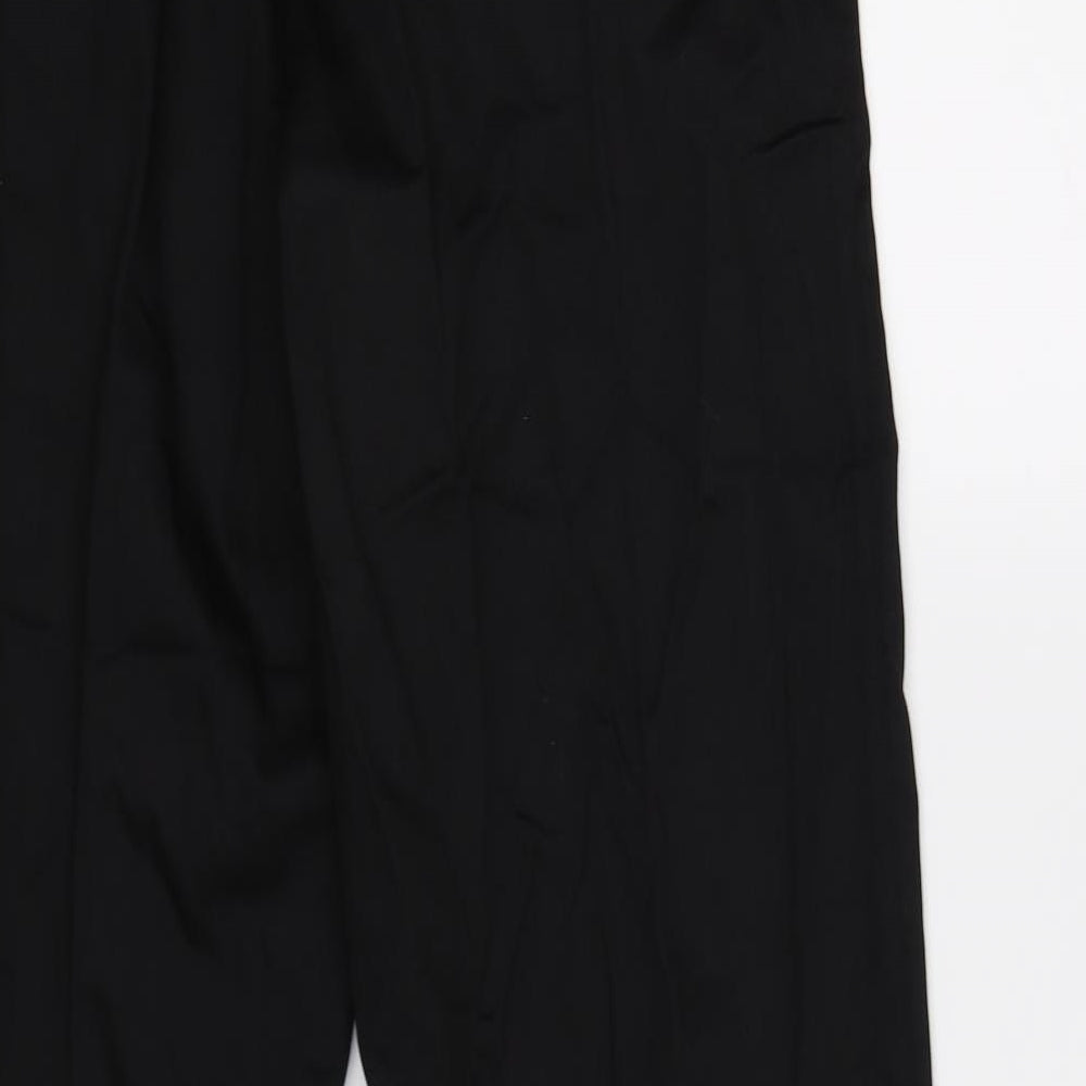 benchwork Mens Black Trousers Size 32 L31 in