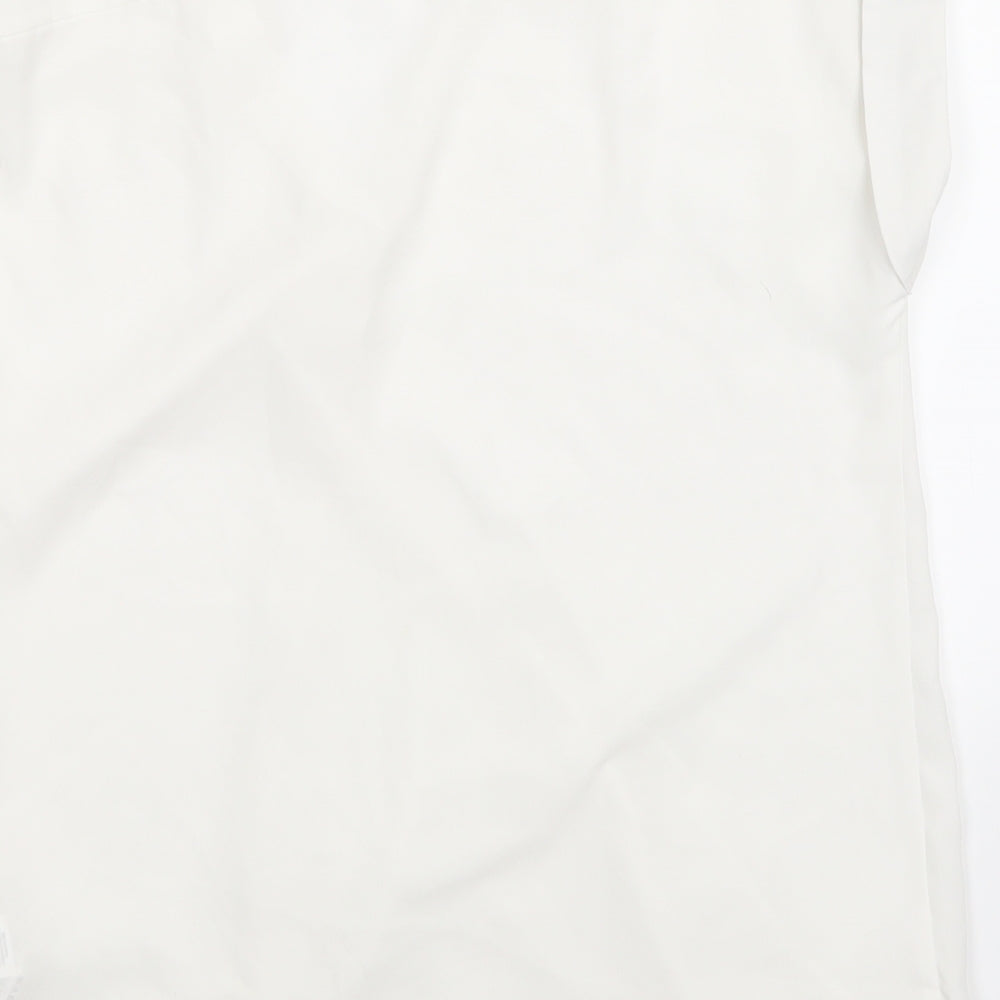 Atmosphere Womens Beige Basic Blouse Size 6