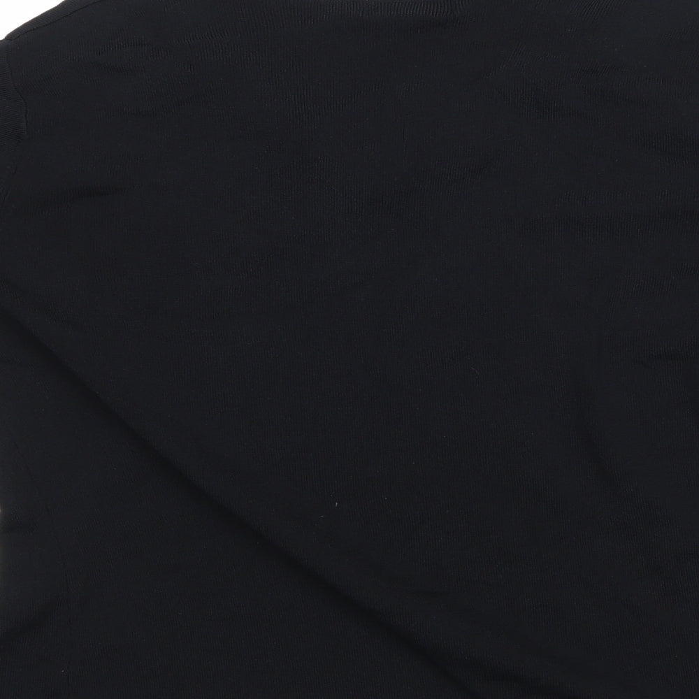 Sky Womens Black Jersey Blouse Size 4