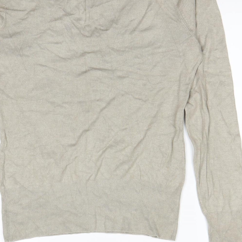 George Womens Beige Pullover Sweatshirt Size 12