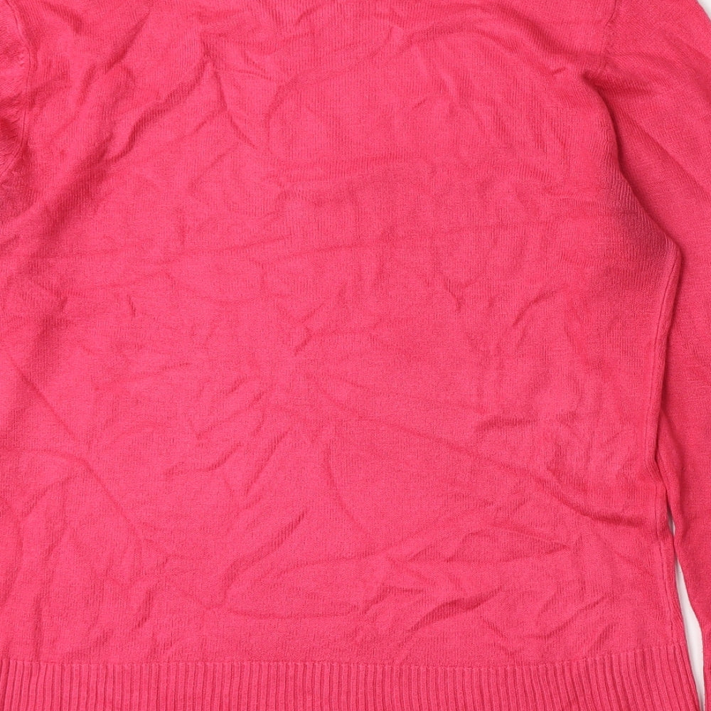 Atmosphere Womens Pink Knit Pullover Jumper Size 18