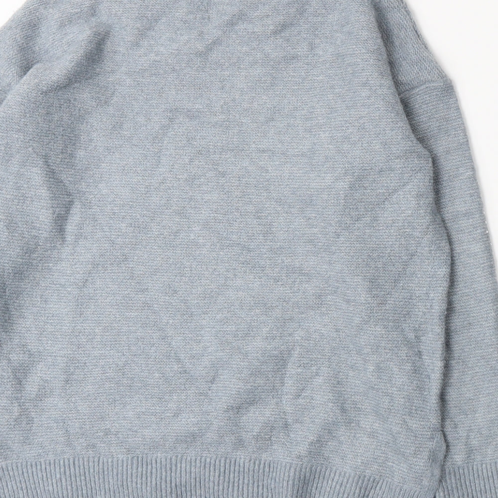 Primark Womens Blue Knit Pullover Jumper Size XS