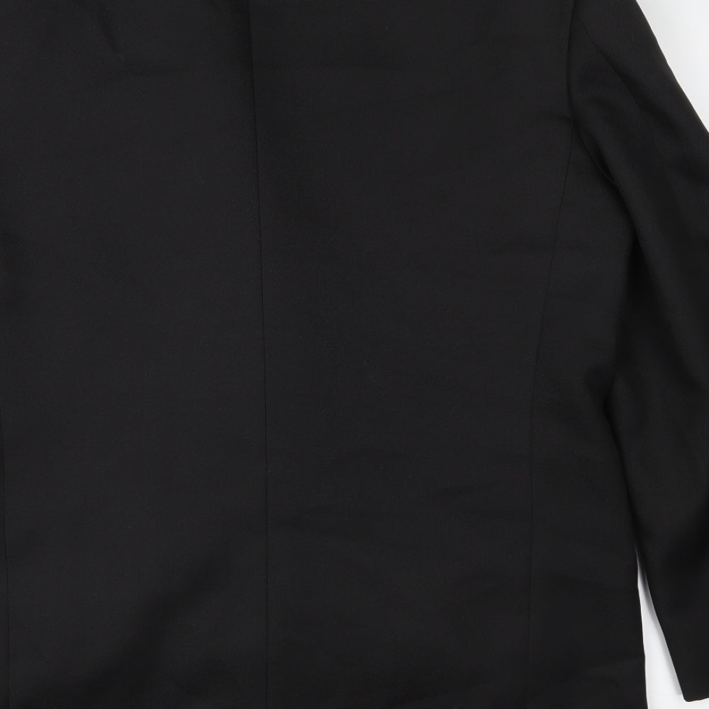Andre Cori Mens Black Jacket Suit Jacket Size 40