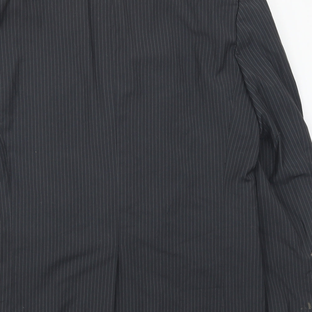 C&A Mens Grey Striped Jacket Suit Jacket Size 42