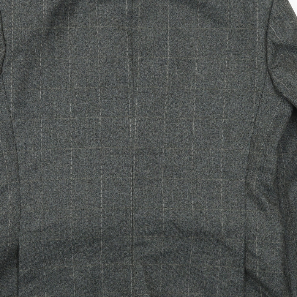Skopes Mens Grey Check Jacket Suit Jacket Size 40