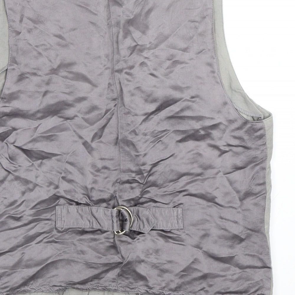 Jasmine and Bread Mens Grey Jacket Suit Waistcoat One Size