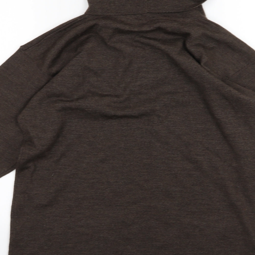 Fair play Womens Brown Knit Pullover Jumper Size XS