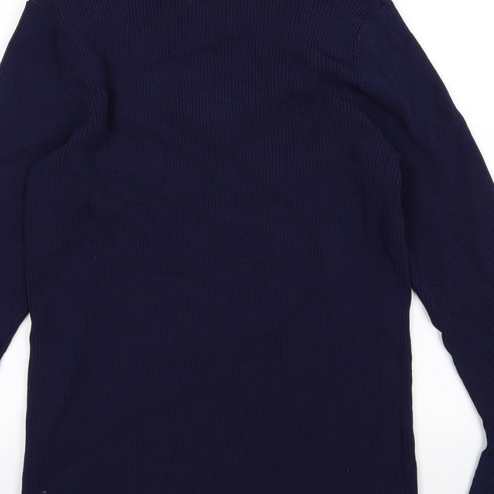 Linea Womens Blue Knit Pullover Jumper Size 18