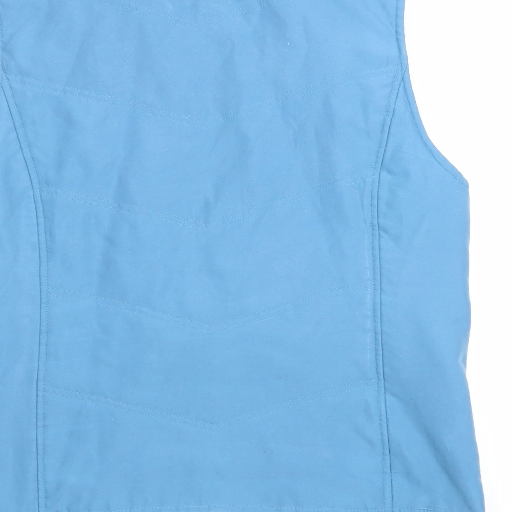 EWM Womens Blue Gilet Coat Size M