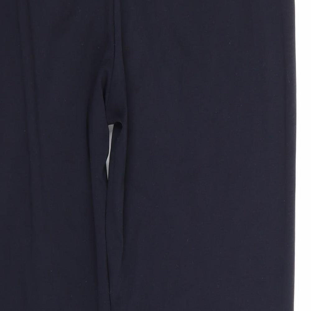 Marks and Spencer Womens Blue Trousers Size 14 L26 in