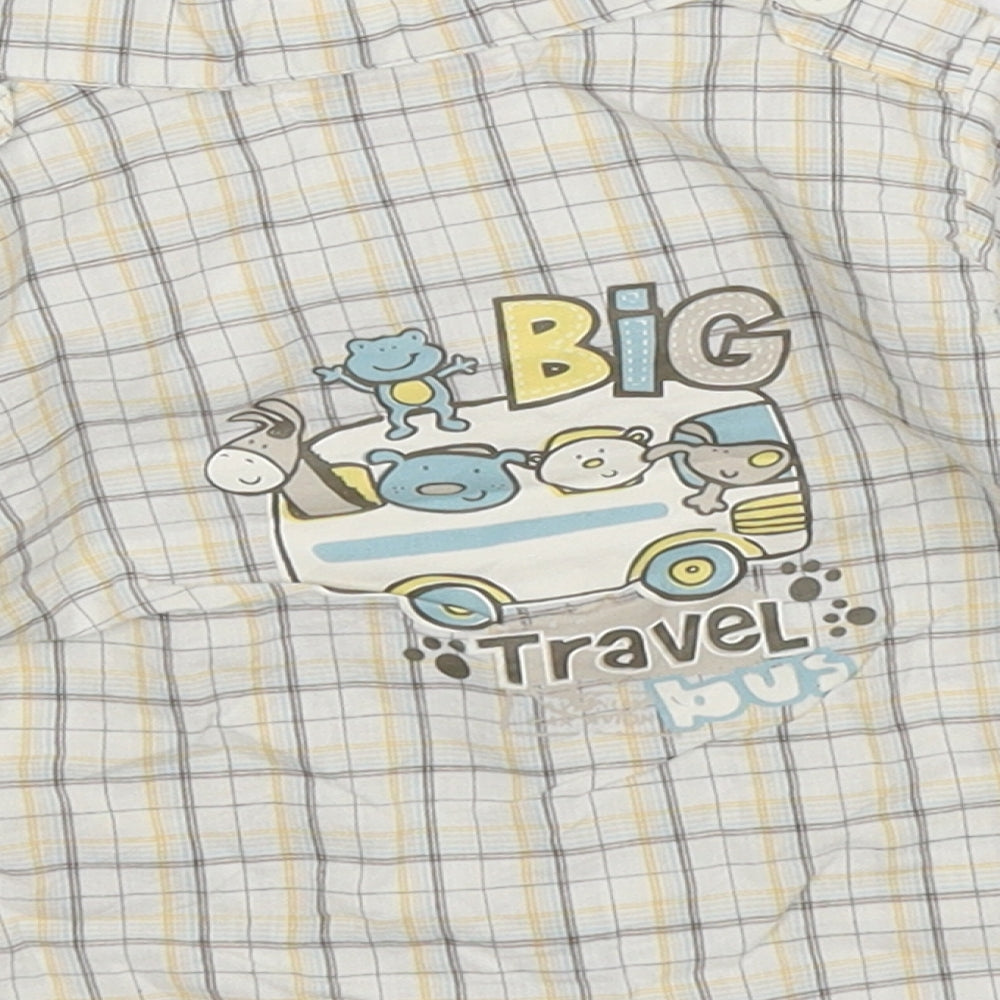 Earlydays Boys Multicoloured Check Basic Button-Up Size 3-6 Months