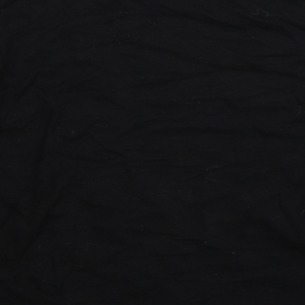 Bershka Womens Black Pullover Sweatshirt Size M