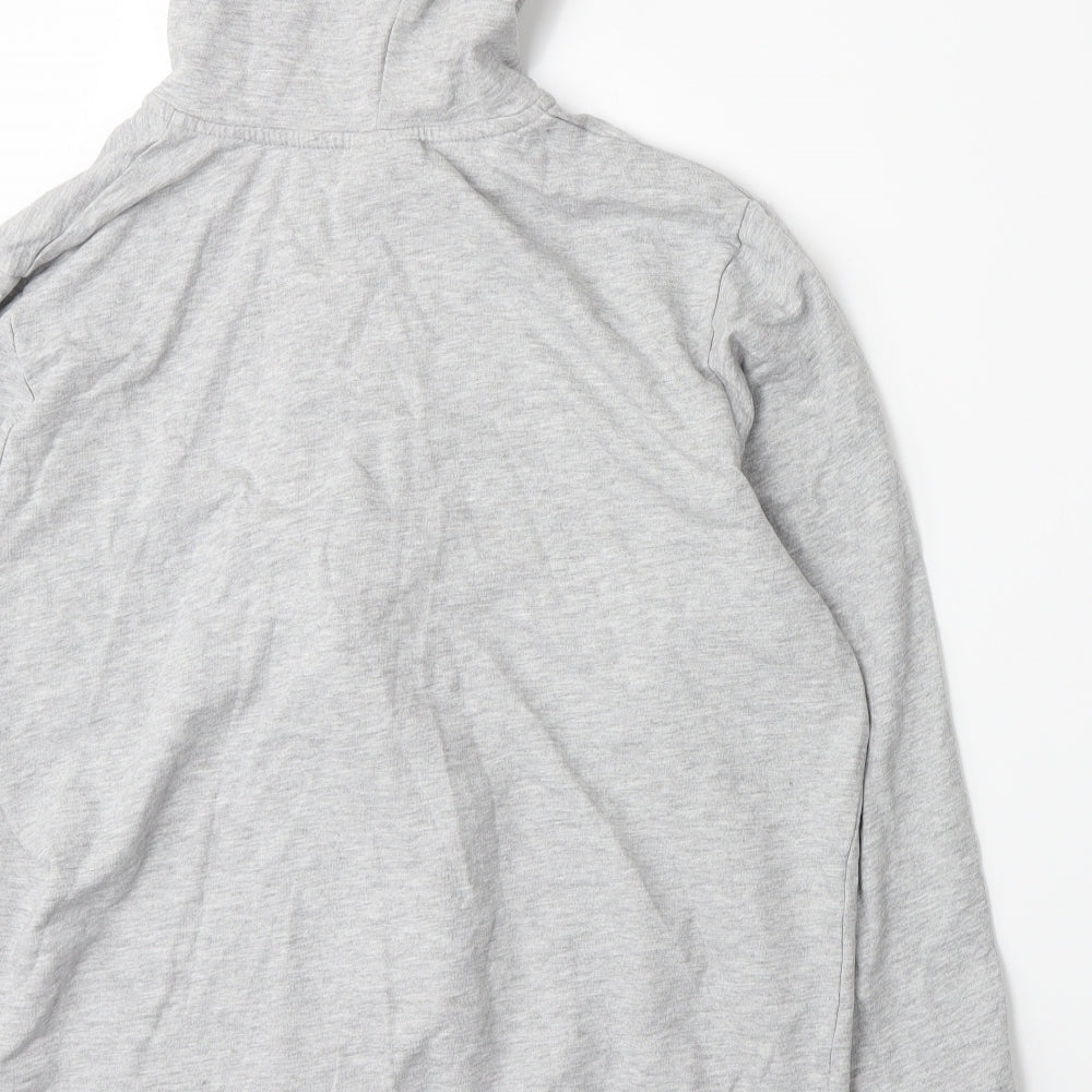 Adore Womens Grey Jersey Full Zip Hoodie Size M
