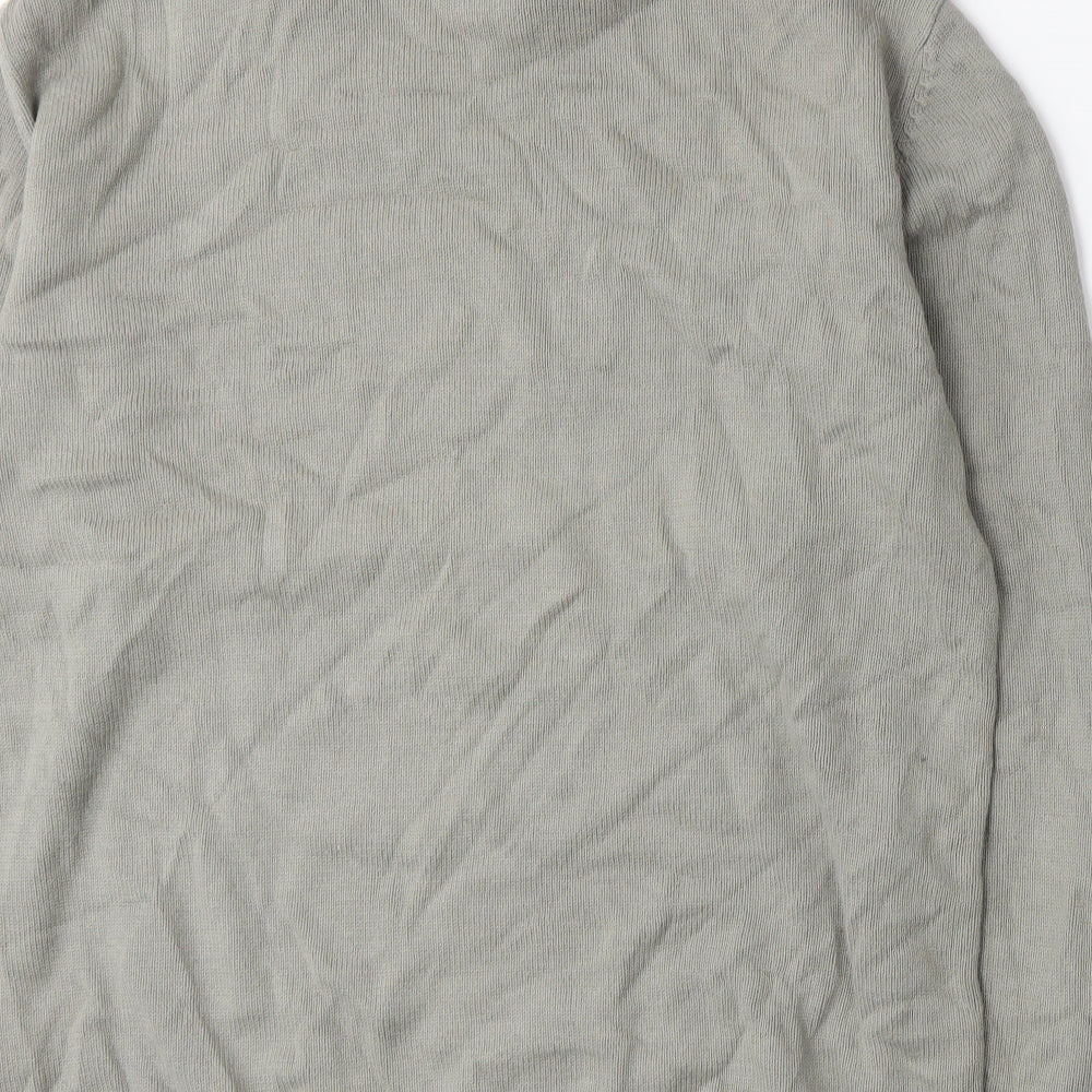 Greenwoods Escape Mens Grey Knit Pullover Jumper Size M