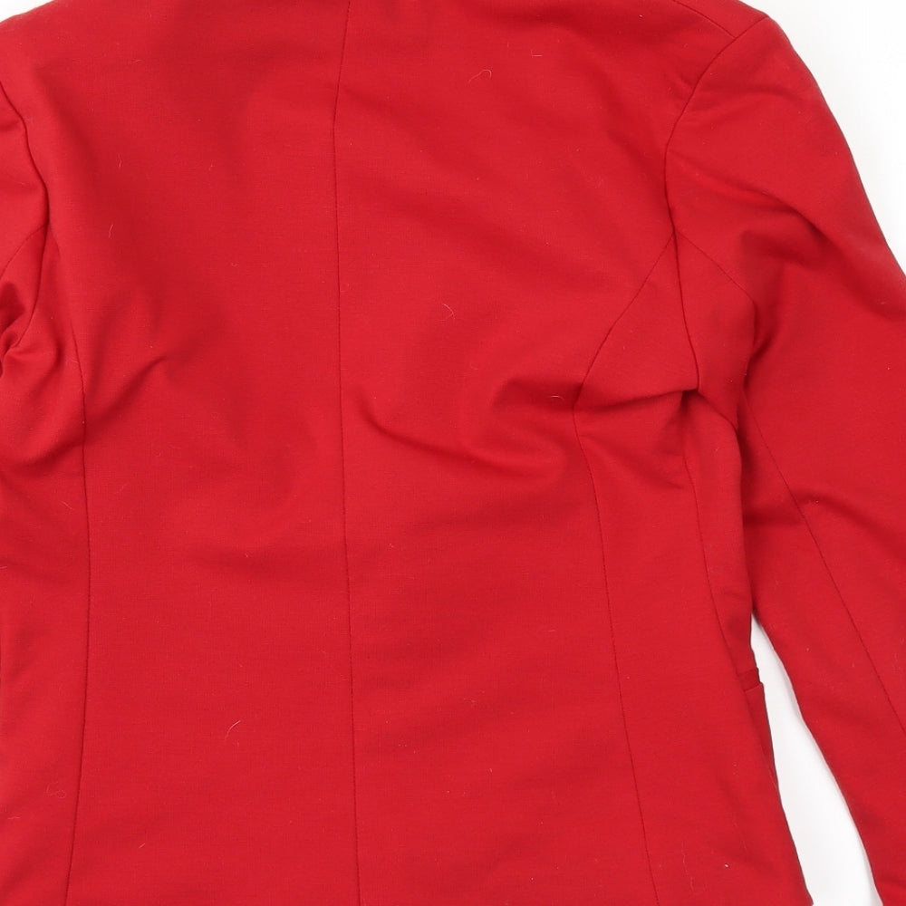 New Look Womens Red Jacket Size 12