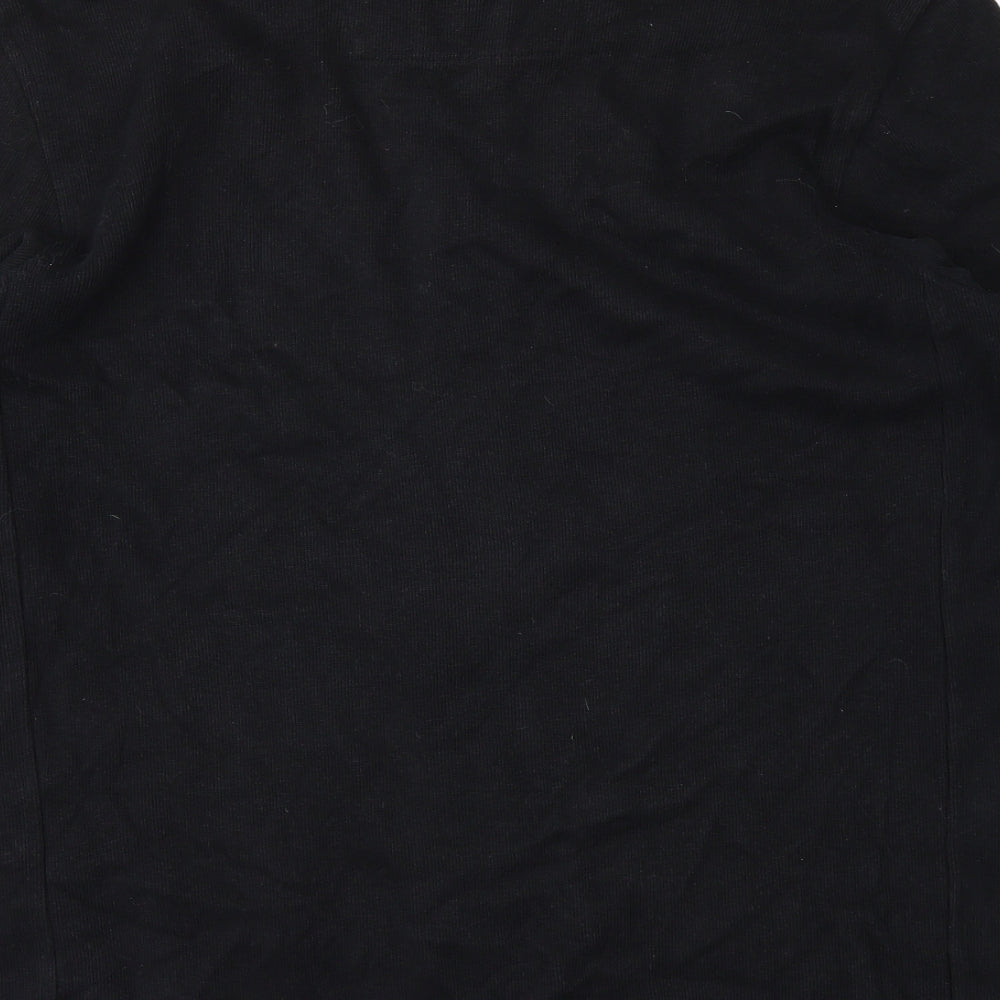 Easy Mens Black Full Zip Jumper Size M
