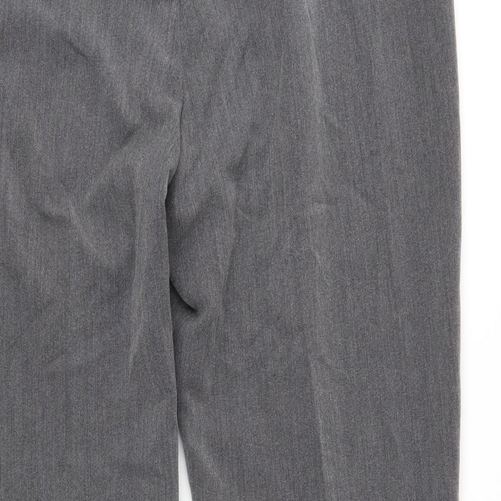 Bon Marché Womens Grey Trousers Size 14 L28 in